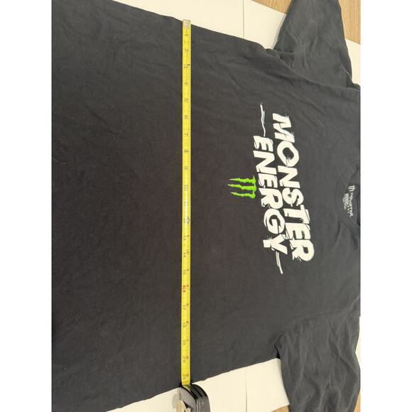 Mens Size XL Monster Energy Shirt Black Short Sleeve Graphic Tee - Picture 6 of 7